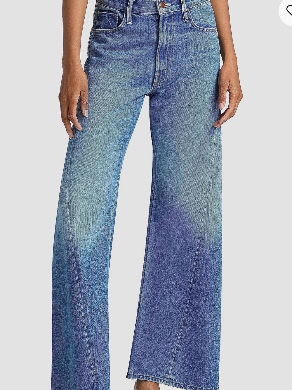 MOTHER -wide lemon twist jeans